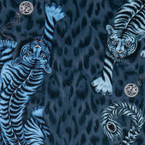Tigris Navy Fabric by the Metre